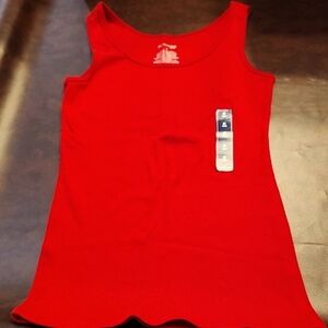 St. John's Bay Red Tank Top